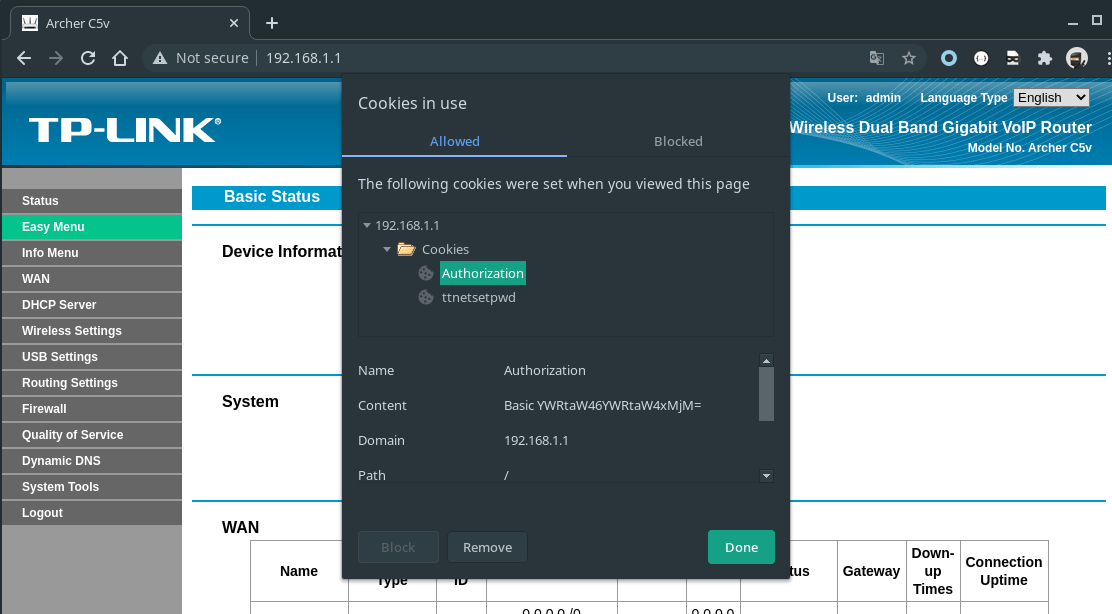 tp-link-archer-c5v-base64-cookie image